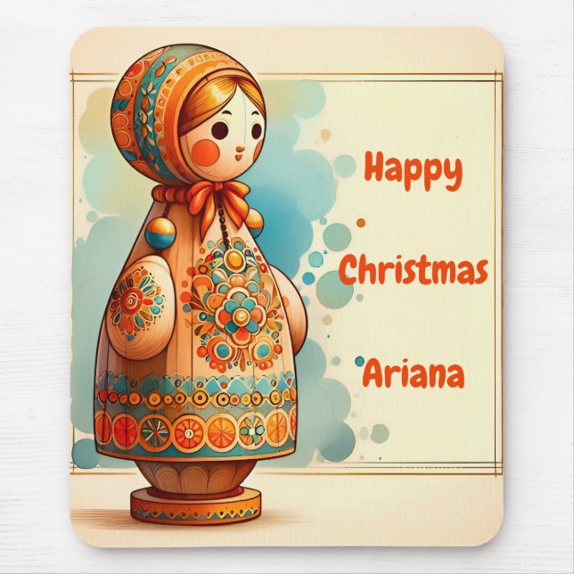ARIANA ~ Frohes Weihnachten ~ Niedlich! ~ Mousepad (Vorne)