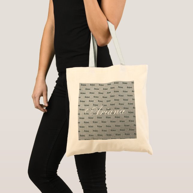 Ariana personnalisé fourre-tout tissu sac d'épicer (Devant (produit))
