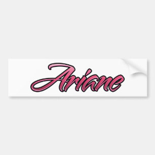 Ariane verblasste pink Aufkleber Sticker Autoaufkleber