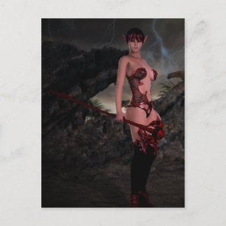 Arianna Elven Mage Postkarte