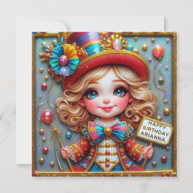 ARIANNA~ Glücklicher Geburtstag ~ Circus Entertain (Vorderseite)