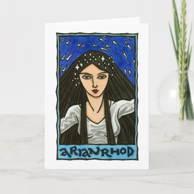 Arianrhod Gruß-Karte Karte (Vorderseite)