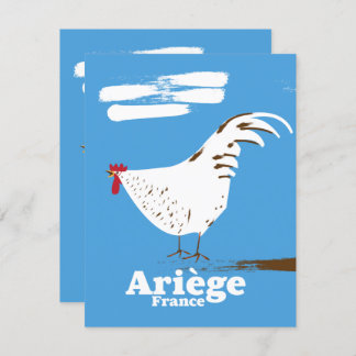 Ariège France Reiseplakat.