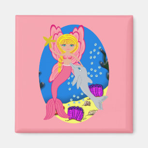 Ariel, die rosa Merfaery und das Dolphin Square Ma Magnet