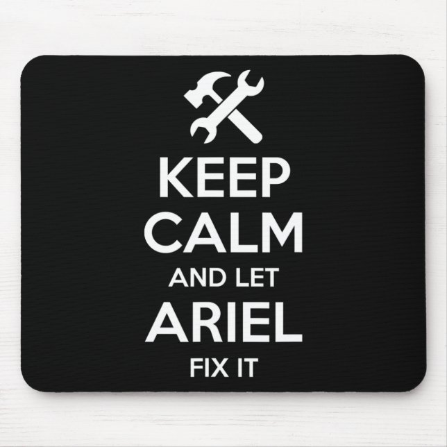 Ariel Fix Quote Funny Geburtstag Personalisierter  Mousepad (Vorne)