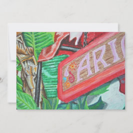 Ariel Greeting Card Dankeskarte