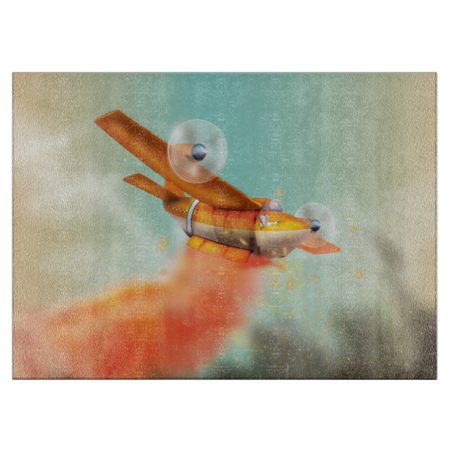Ariel Löschflugzeug Schneidebrett (Vorderseite)