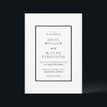 Ariel Minimal Moderne Hochzeit Einladung<br><div class="desc">Moderne Hochzeitseinladung mit Ihren Veranstaltungsdetails in einem dicken Rahmen.</div>