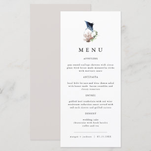 ARIEL Tropical Ocean Coral Manta Ray Beach Menu