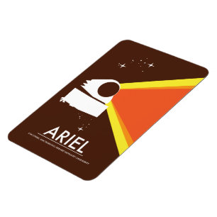 ARIEL Weltraumkunst Magnet