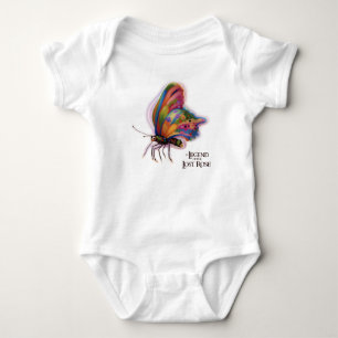 Ariel's Rainbow Butterfly Baby Bodysuit Strampler