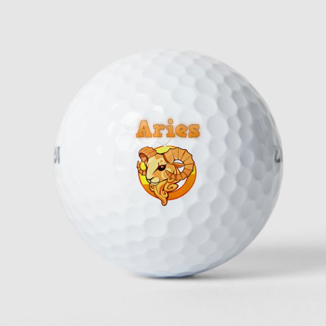 Aries-Abbildung Golfball (Vorderseite)