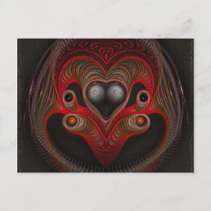 Aries Abstrakte Kunst Postkarte