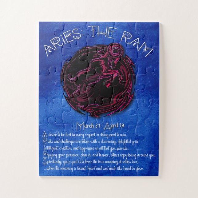 Aries-Akrostichon-Puzzle (Vertikal)