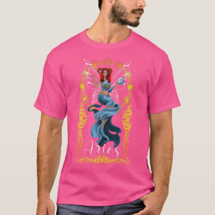 Aries Anime Birthday Fairy Fairies Aries Black Gir T-Shirt