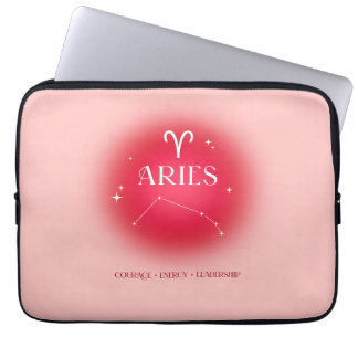 Aries aura laptopschutzhülle