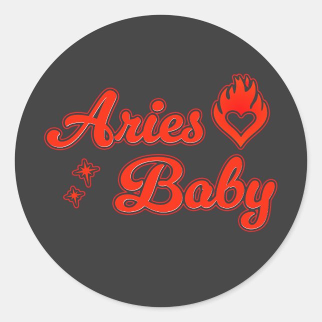 Aries baby sticker (Devant)