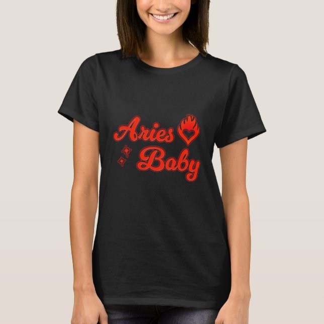 Aries baby t-shirt (Vorderseite)