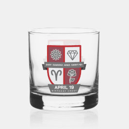 Aries Birthday Crest™ for April 1-19 Whiskyglas