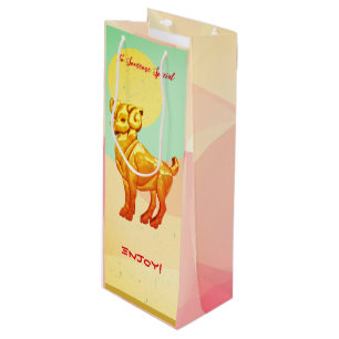Aries Birthday Geschenktüte Für Weinflaschen