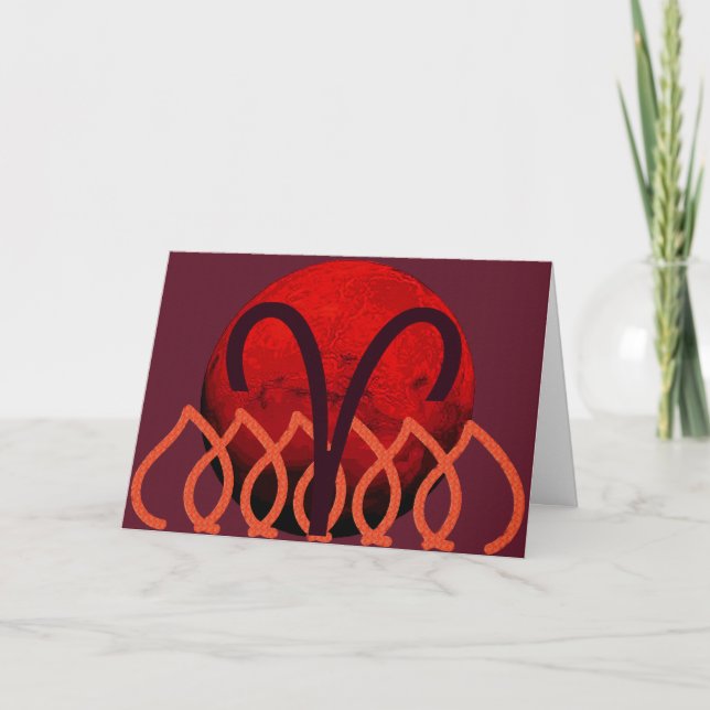 Aries Card Karte (Vorderseite)