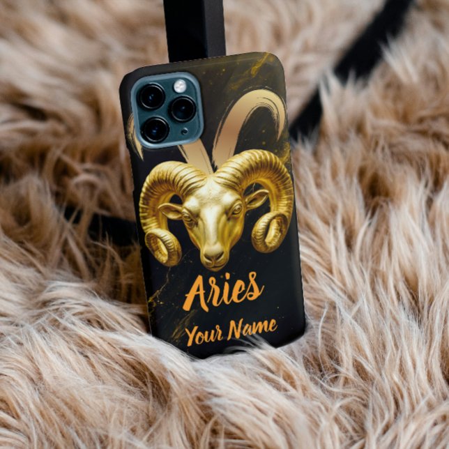 Aries Case-Mate Barely There iPhone-Hülle iPhone Hülle (Fearless. Fiery. Unapologetically Aries. Personalize it with your name!)