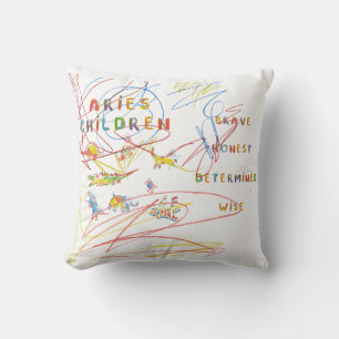 Aries Child Zodiac Astrologie Pillow Kissen