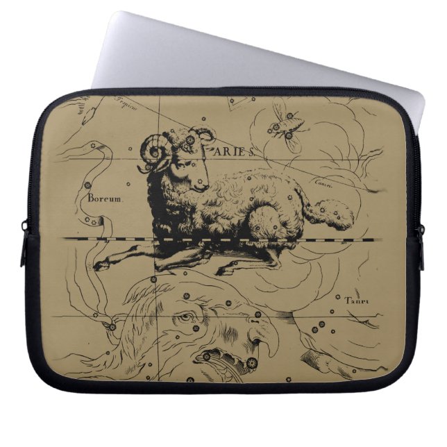 Aries Constellation Hevelius 1690 März 21 - Apr19 Laptopschutzhülle (Vorderseite)