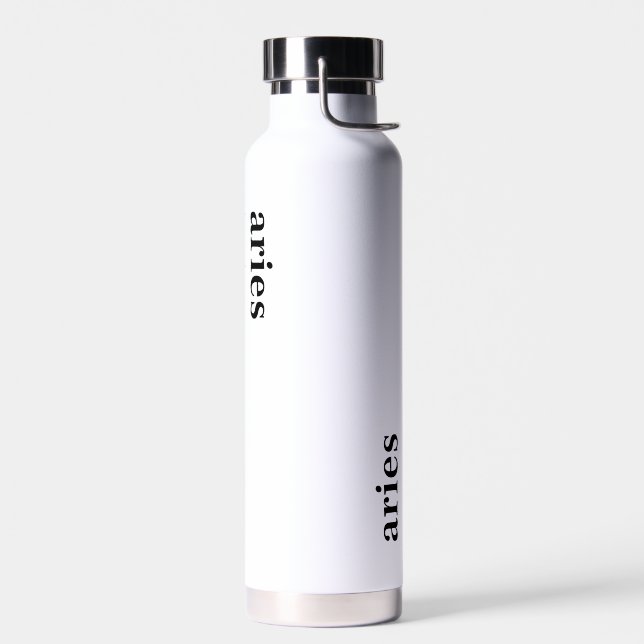 Aries Definition Ästhetik Astrologie Geschenk Trinkflasche (Links)
