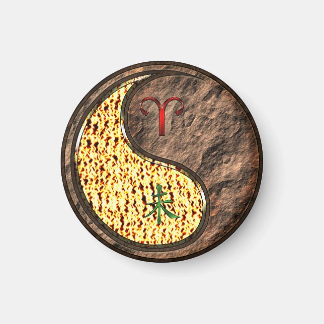 Aries & Earth Goat Magnet (Vorne)