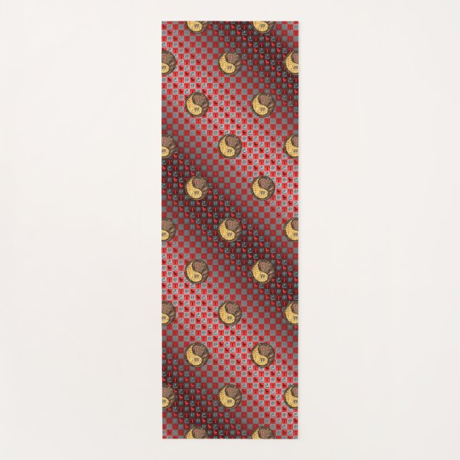 Aries & Earth Rabbit Yogamatte (Vorderseite)