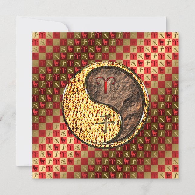 Aries & Earth Rat Karte (Vorderseite)