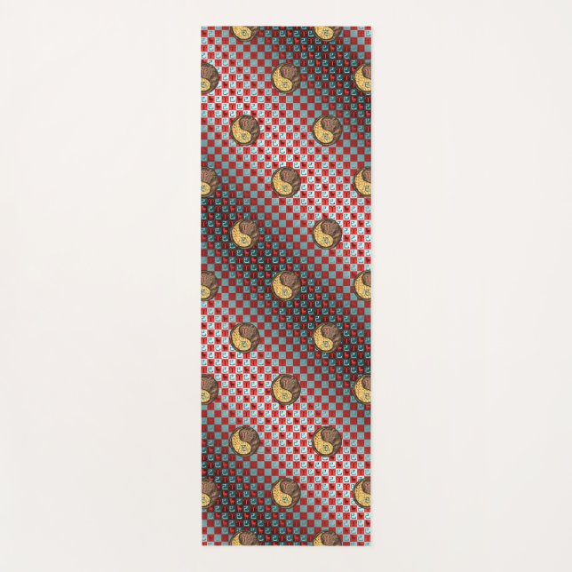 Aries & Earth Snake Yogamatte (Vorderseite)