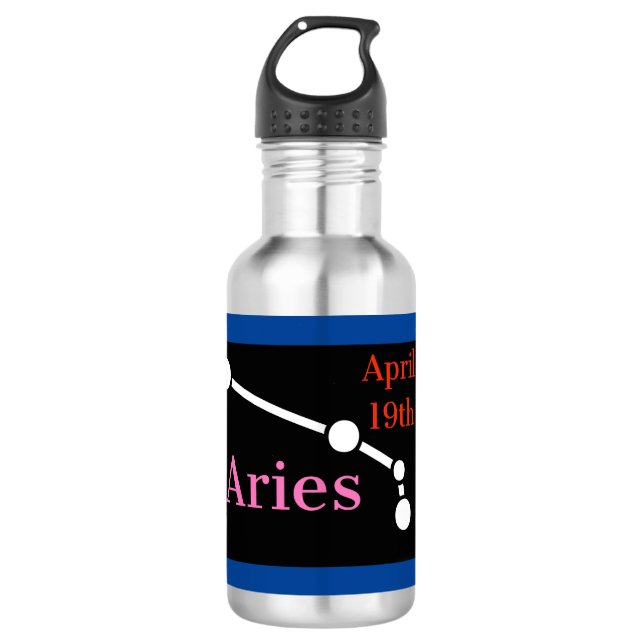 Aries Edelstahlflasche (Vorderseite)