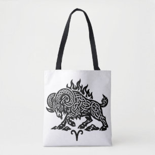 Aries Feuer‑Widder – Keltische verfluchte Tinte Zo Tasche