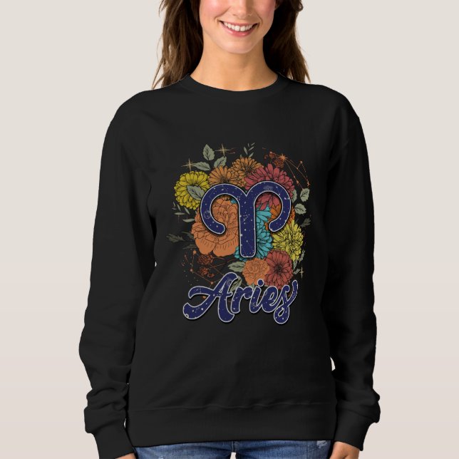 Aries Floral Sweatshirt (Vorderseite)