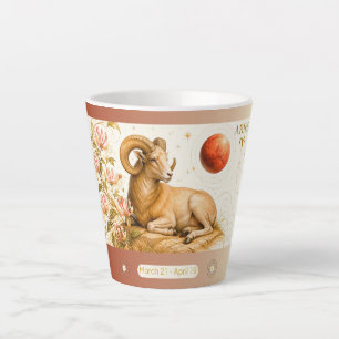 Aries Geißblatt Art Nouveau Kleine Latte Tasse