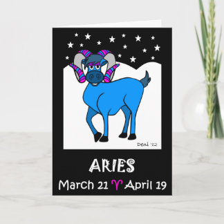 Aries Grußkarte Karte