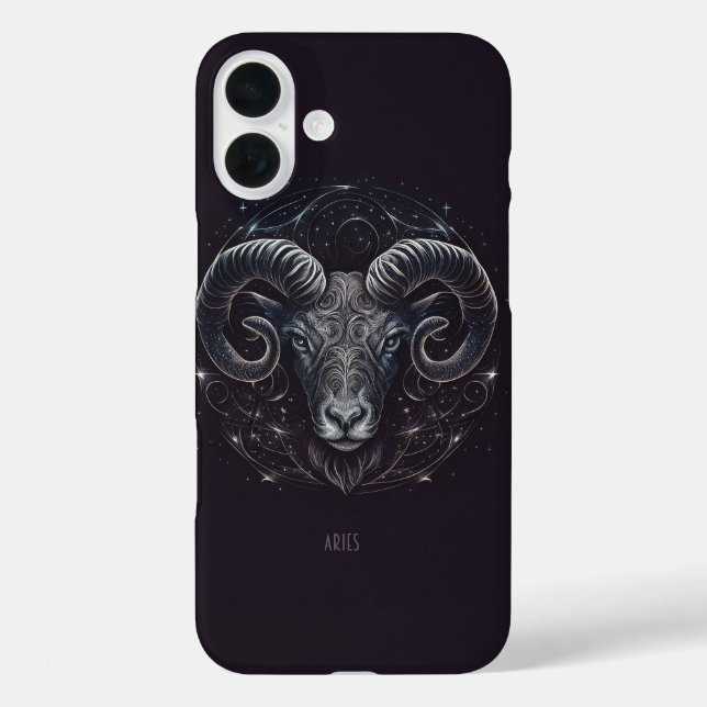 Aries Horoskop iPhone 16 Plus Hülle (Rückseite)