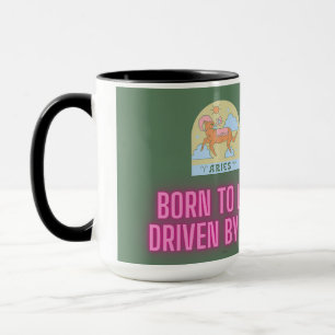 Aries Leadership Tasse: Geboren zu führen, durch F Tasse