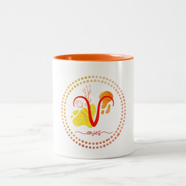 Aries Love Coffee Cup Mug (Centre)