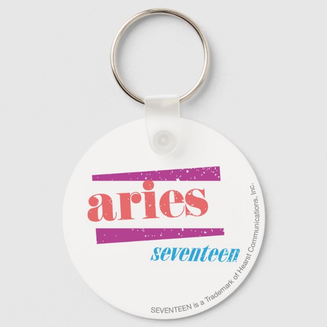 Aries Lt Pink Schlüsselanhänger (Vorderseite)