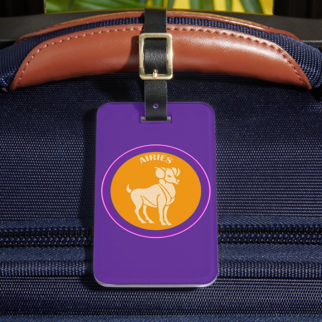 Aries Luggage Tag Gepäckanhänger (Vorderseite Insitu 2)