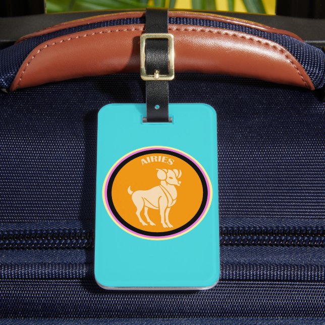 Aries Luggage Tag Gepäckanhänger (Vorderseite Insitu 2)