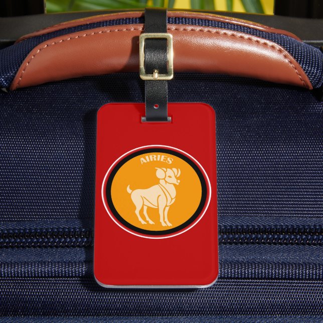 Aries Luggage Tag Gepäckanhänger (Vorderseite Insitu 2)