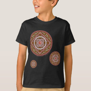 Aries Mandala Kinder und Baby Dark Shirt