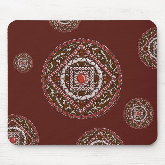 Aries Mandala Mousepad (Vorne)