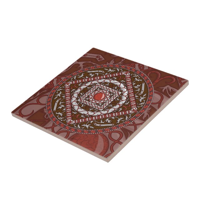 Aries Mandala Tile Fliese (Seite)
