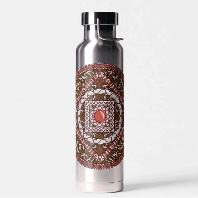 Aries Mandala Trinkflasche (Links)