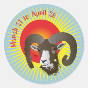 Aries March 21 à avril 20 Stickers